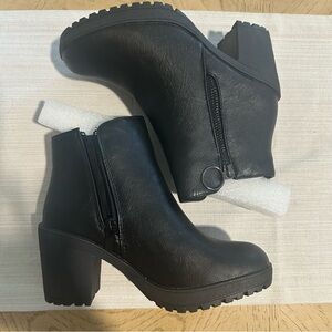 Black Heeled Ankle Boots